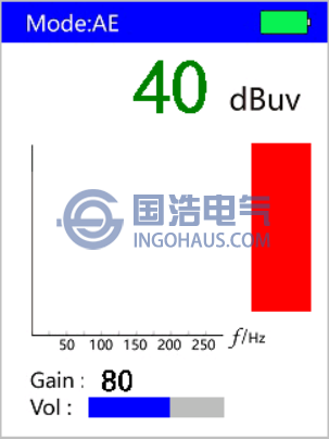 超聲測量結(jié)果