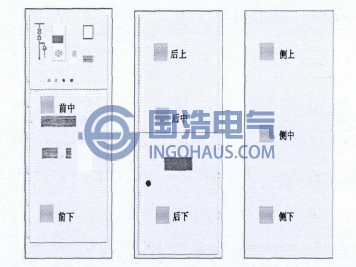 TEV參考檢測(cè)位置示意圖